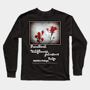 paintbrush wildflowers, Johnston's Ridge 3 Long Sleeve T-Shirt